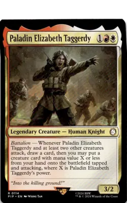 Paladin Elizabeth Taggerdy R Universes Beyond: Fallout 114 NM - Image 1
