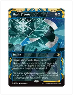 1x Brain Freeze, Secrets of Strixhaven Mystical Archive, Magic MTG NM - Image 1
