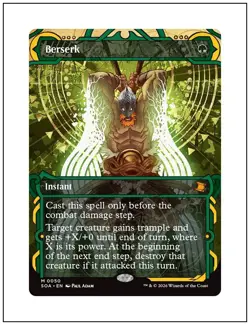 Berserk, Mystical Archive, Secrets of Strixhaven, Magic MTG NM - Image 1