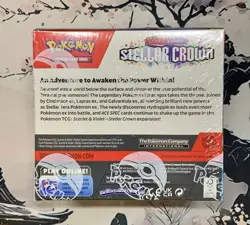 Pokemon TCG Scarlet & Violet Stellar Crown Booster Box New Factory Sealed - Image 3