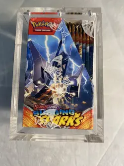 Pokemon TCG: S&V Surging Sparks Booster Box Factory Sealed New + Acrylic Case - Image 3