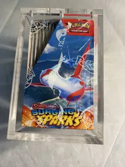 Pokemon TCG: S&V Surging Sparks Booster Box Factory Sealed New + Acrylic Case - Image 4