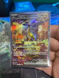 Pokemon TCG Raging Bolt EX Scarlet & Violet Temporal Forces 208/162 NM - Image 1