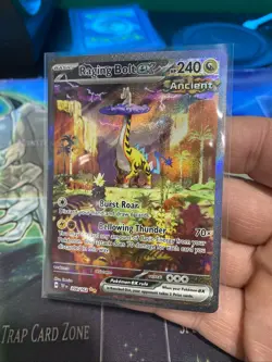 Pokemon TCG Raging Bolt EX Scarlet & Violet Temporal Forces 208/162 NM - Image 2