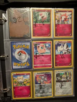 Pokemon Cards Binder Lot Trading Cards Kids Games Anime Japanese Cartoon Playing - Image 4