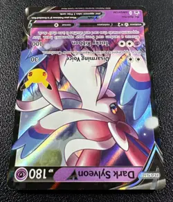 Pokemon Dark Sylveon V Sword & Shield Promo Full Art Holo SWSH134 - Image 3