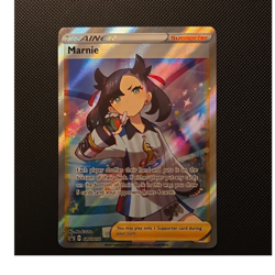 Pokemon Marnie Full Art Trainer Supporter Promo Holo SWSH121 Sword & Shield 2021 - Image 1