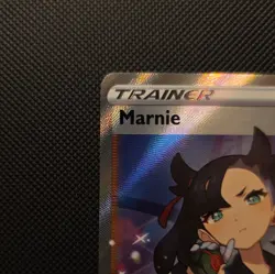 Pokemon Marnie Full Art Trainer Supporter Promo Holo SWSH121 Sword & Shield 2021 - Image 2