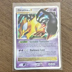 Pokemon Giratina LV.X 124/127 Platinum Ultra Rare Holo Level Up 130 HP - Image 1