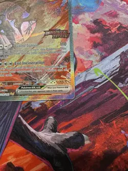 Pokemon Team Rocket's Moltres ex SIR Destined Rivals Stamped UPC Promo 229/182 - Image 5