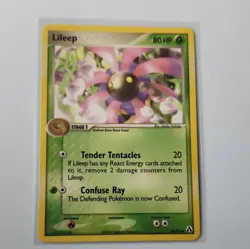 Pokemon TCG Card Lot - Root Fossil 80/92, Lileep 56/92, Cradily 3/92 (2006) - Image 4