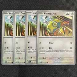 4x Dunsparce | Prismatic Evolution | 079/131 NM | Common | Pokemon TCG Play set - Image 1