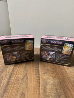 LOT OF 2 Chaos Rising Pokemon Center ETB Elite Trainer Box IN HAND - Image 2