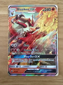 Blaziken GX 28/168 Pokemon Celestial Storm Near Mint NM - Image 1