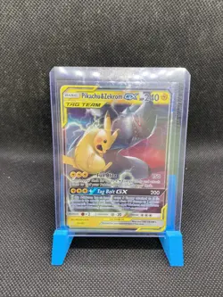The Pokemon Company Pikachu & Zekrom GX TAG TEAM Holo Sm-Team Up 33/181 - Image 1