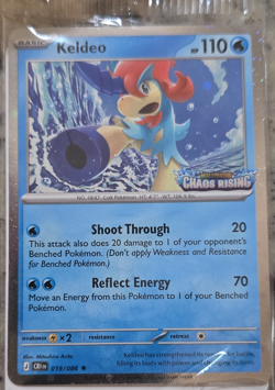 The Pokemon Company Pokemon TCG Keldeo Chaos Rising Promo 019/086 110HP Regular - Image 1