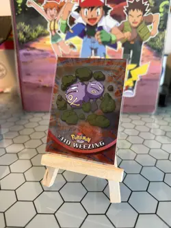 Pokemon Topps Series 2 - #110 Weezing - Holo Foil Pack Fresh - Mint Condition - Image 2