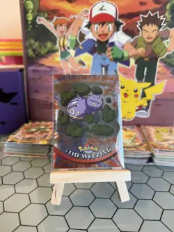 Pokemon Topps Series 2 - #110 Weezing - Holo Foil Pack Fresh - Mint Condition - Image 3