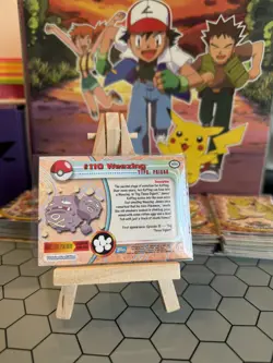 Pokemon Topps Series 2 - #110 Weezing - Holo Foil Pack Fresh - Mint Condition - Image 5