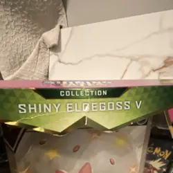 Pokemon Shining Fates Shiny Eldegoss V Collection Box Promo Box Topper 2021 - Image 3