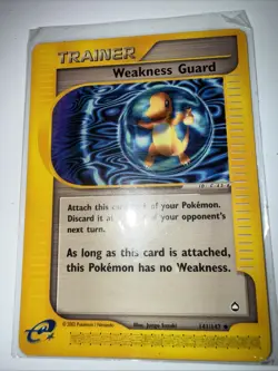 Weakness Guard 141/147 Uncommon Aquapolis Pokemon - Image 1
