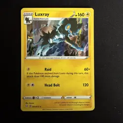Luxray 033/072 Holographic Rare Shining Fates Pokemon TCG Near Mint - Image 1