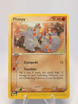 Pokemon TCG - Phanpy Common Ruby and Sapphire 62/109 NM - Image 1