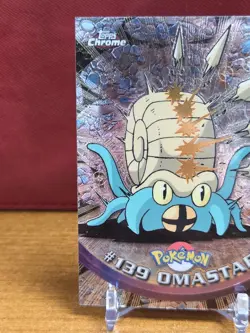 OMASTAR - 2000 Topps Chrome Pokemon TV Animation Edition Series 2 #139 LP - Image 2