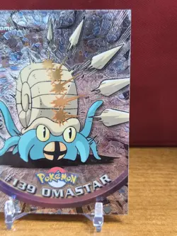 OMASTAR - 2000 Topps Chrome Pokemon TV Animation Edition Series 2 #139 LP - Image 3