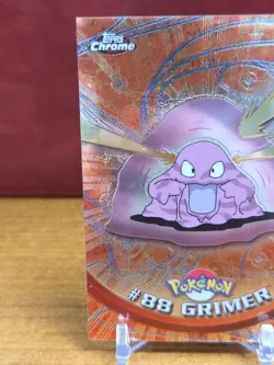 GRIMER - 2000 Pokemon Game Topps Chrome TV Rare Base Series 2 #88 - Image 2