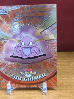 GRIMER - 2000 Pokemon Game Topps Chrome TV Rare Base Series 2 #88 - Image 3