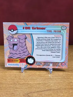 GRIMER - 2000 Pokemon Game Topps Chrome TV Rare Base Series 2 #88 - Image 4