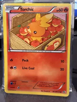 TORCHIC RC5/RC25 HOLO C LEGENDARY TREASURES: RADIANT COLLECTION POKEMON NM/M - Image 1