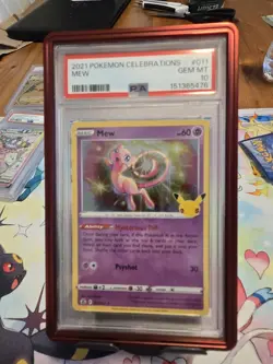 2021 POKEMON CELEBRATIONS #011 MEW PSA 10 - Image 1