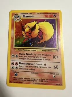 Pokemon - Flareon 3/64 Jungle (2002) - Holo Rare - LP - Image 1