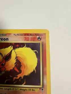 Pokemon - Flareon 3/64 Jungle (2002) - Holo Rare - LP - Image 2