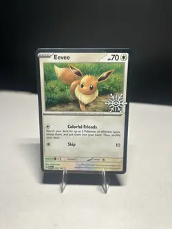 Eevee 133/165 Holiday Advent Calendar Snowflake Stamp Promo Pokemon free shippin - Image 1