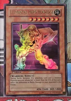 Yu-Gi-Oh! TCG Elemental HERO Bladedge YSD-EN019 1st Edition Ultra Rare - Image 1