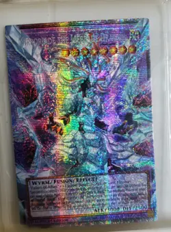 Yugioh Mirrorjade The Iceblade Dragon Ra05 Starlight NM Extended Art Overframe - Image 1
