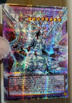 Yugioh Mirrorjade The Iceblade Dragon Ra05 Starlight NM Extended Art Overframe - Image 3