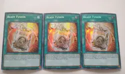 3x Ready Fusion MP22-EN163 1st Edition Secret Rare Yu-Gi-Oh! Konami Mint - Image 1