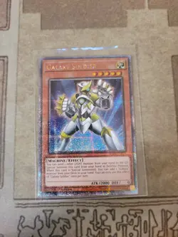 YUGIOH GALAXY SOLDIER RA04-EN219 QUARTER CENTURY SECRET 1ST ED NM - Image 1
