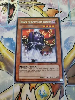 Yugioh - Dekoichi the Battlechanted Locomotive DR3-EN092 NM Unlimited Rare - Image 1