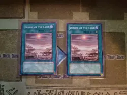 YUGIOH 2X DEMISE OF THE LAND LODT-EN047 COMMON 1ST ED NM - Image 1