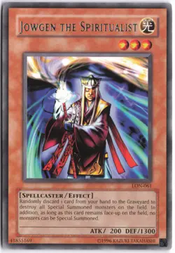 Yugioh - Jowgen the Spiritualist LON-061 Unlimited - Labyrinth of Nightmare - Image 1
