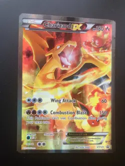 Pokemon TCG Charizard EX XY121 Black Star Promo Lightly Played - Image 1