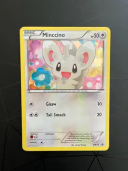 Pokemon TCG - Minccino BW13 Black Star Promo Holo Rare LP - Image 1