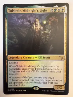 Tolsimir, Midnight's Light 0236 Rare Foil Murders at Karlov Manor MTG NM - Image 1