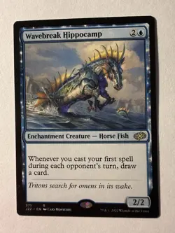 1x Wavebreak Hippocamp - Jumpstart 2022 NM-Mint - MTG - Image 1