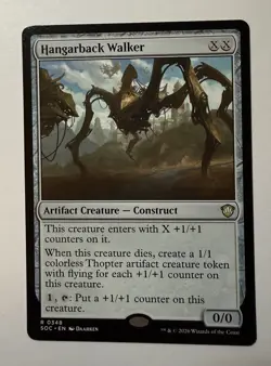 x1 Hangarback Walker R MTG Commander: Secrets of Strixhaven M/NM, English - Image 1